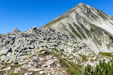 Polezhan peak at Pirin Mountain, Bulgaria