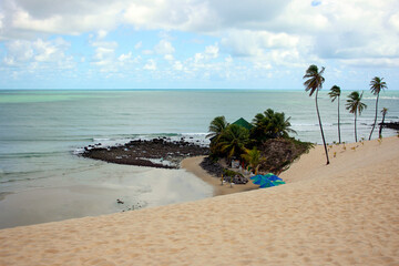 Genipabu Dunes tourist destination in Brazil