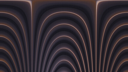 Obraz premium abstract tunnel brown background