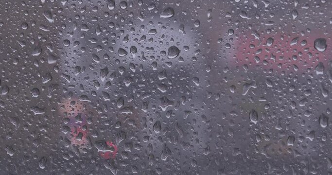 rain drops on window on high quality and ungraded 