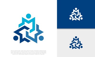 Human Resources Consulting Company, Global Community Logo.
