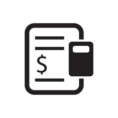 Fototapeta premium Accounting report Icon