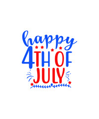 Happy 4th of July Shirt - Fourth Of July T-Shirt - America Clothes - Memorial Day Apparel - Red White Blue Tee - Freedom America Outfit