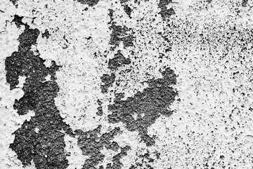 White and beige dirty wall plaster background texture. Decorative paint for walls