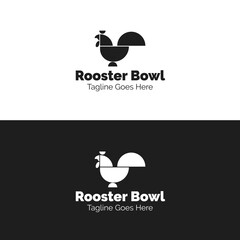 Rooster Logo Template vector illustration design