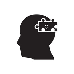 Business solution, planning, puzzle, strategy icon