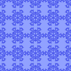 Classic Pattern Ornament, Decorative Seamless Flowers Pattern for Design Wallpaper, Fashion Print, Trendy Decor, Home Textile, Retro Decor. Vector Illustration.	