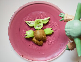 eat a fun plate of starfruit