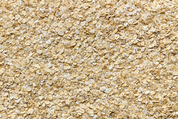 Healthy eating, oatmeal flakes background