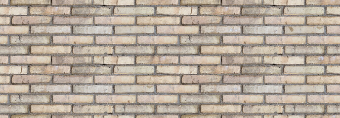 Brick wall. background of a old brick house. Seamless texture. Perfect tiled on all sides.