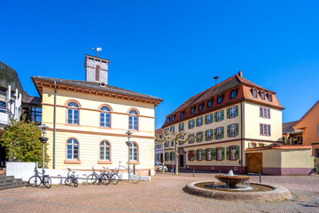 Fototapeta premium Rathaus, Dieburg, Hessen, Deutschland 