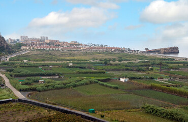 Andalusian village in the coast