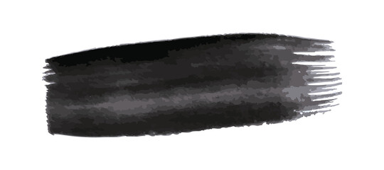 Fototapeta premium Black grunge brush strokes