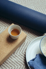 Tee und Yoga