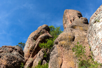Fototapeta na wymiar Amazing view of Belogradchik Rocks, Bulgaria