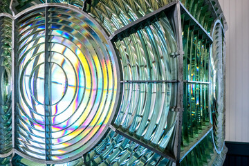 Heavy Lifting - The six ton Fresnel lens - added with the 1908 rebuild - created a unique 'double...