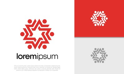 Abstract artificial intelligence logo. Innovative high tech logo template. Smart computer. machine learning. Cognitive logo. Technology Logo.