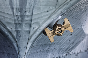 Gold Colored Anchor Historic Aircraft