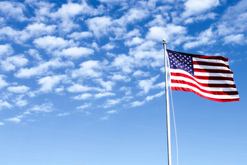 Fototapeta premium USA Flag, Red White and Blue
