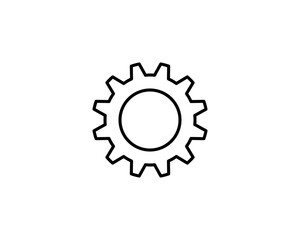 gear setting icon. statistics, analytics symbol template for graphic and web design collection logo vector illustration