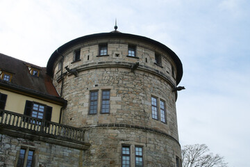 Fototapeta premium The tower of Hohentuebingen castle, Germany