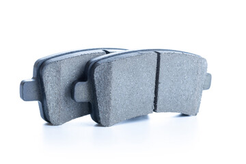 Car engine. New metal car part. Auto motor mechanic spare or automotive piece isolated on white background. Automobile engine service with space for text.