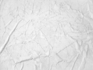 Blank white paper texture glued on the wall