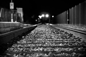 Obraz premium railway in the city