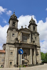 Fototapeta na wymiar San Francisco (Saint Francis) church in the city of Santiago de Compostela, Galicia, Spain