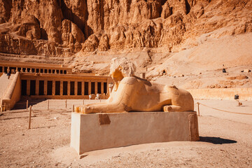 The temple of Hatshepsut near Luxor in Egypt