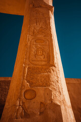 The temple of Hatshepsut near Luxor in Egypt