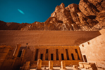 The temple of Hatshepsut near Luxor in Egypt