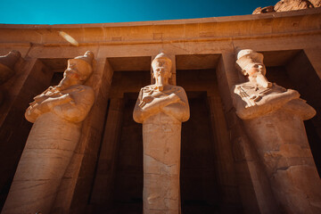 The temple of Hatshepsut near Luxor in Egypt