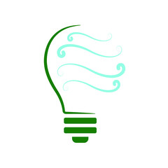 Illustration Vector graphic of bulb lamp conceptual design
