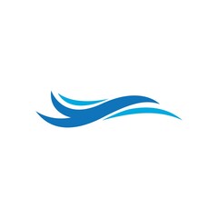 Natural Water wave Logo