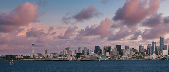 Fototapeta premium Seattle Skyline 2021
