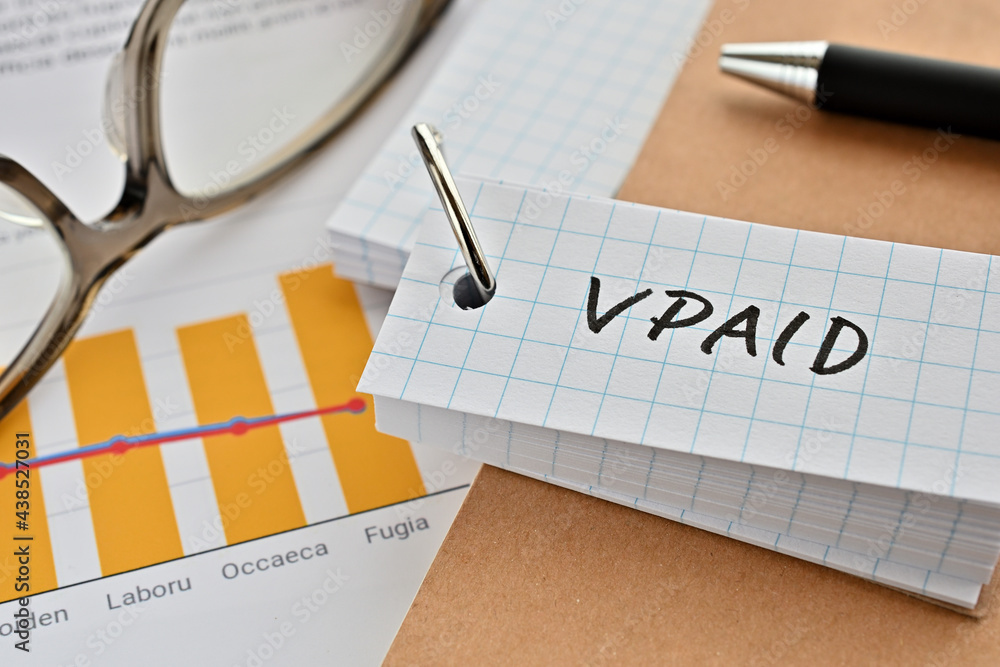 Poster there is a word book with the word of vpaid which is an abbreviation for video player-ad interface d