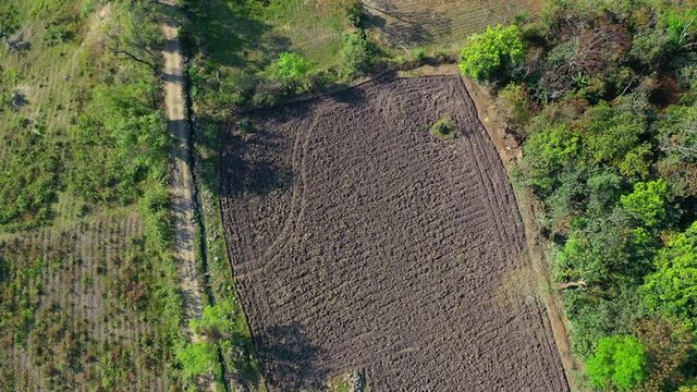 Agricultural field on a farm