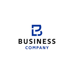letter b for business logo design vector with flat and modern style for companies and businesses