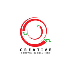 Red hot natural chili icon vector Illustration