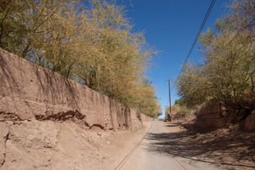 Las Calles De San Pedro de Atacama en Chile