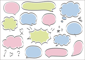 speak  balloon04
pastel color
