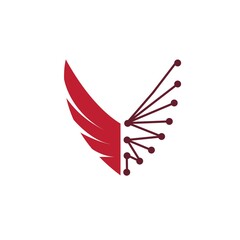 hawk tech logo designs simple modern for technology modern laboratory