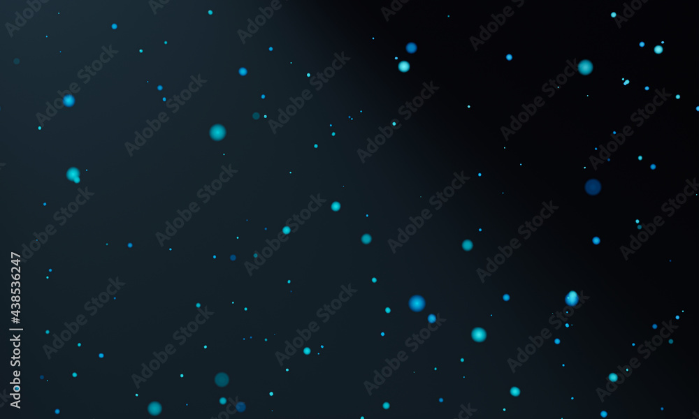 Poster blurred dust. bokeh shape. round. a beam of light shines from above. for use as background or wallpa