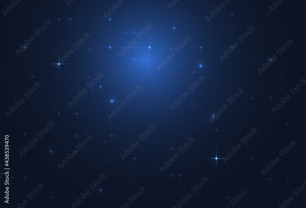 Poster abstract digital background with technology circuit board texture. electronic motherboard illustrati