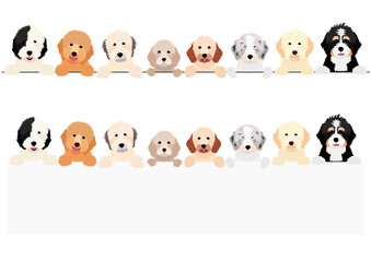 doodle dogs banner bundle