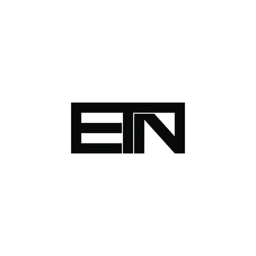 etn letter original monogram logo design
