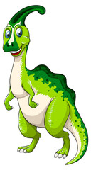 Obraz premium A Parasaurus dinosaur cartoon character