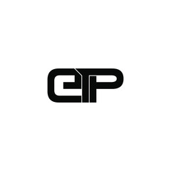 etp letter original monogram logo design