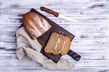 Traditional dark bread